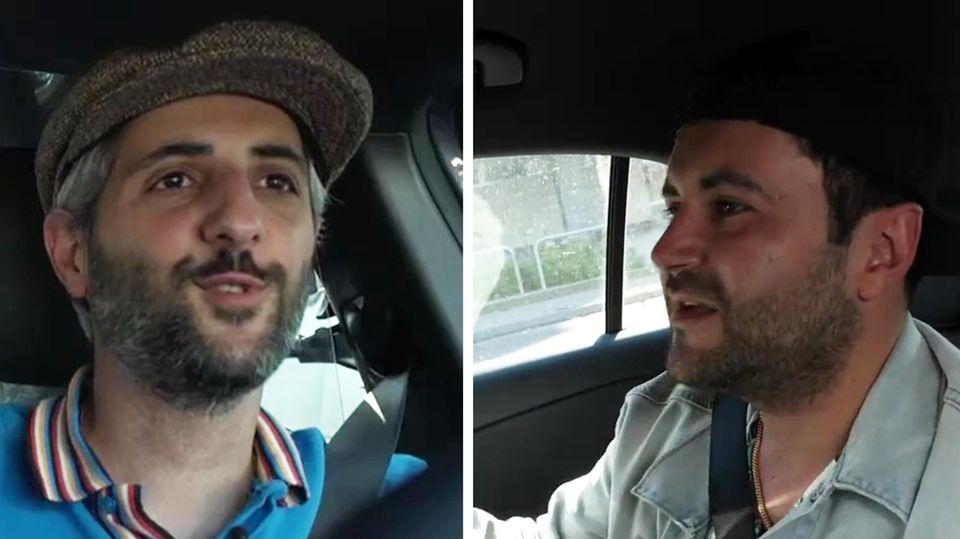 Alman-Taxi mit Rapper Chefket