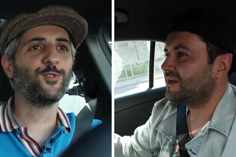 Alman-Taxi mit Rapper Chefket