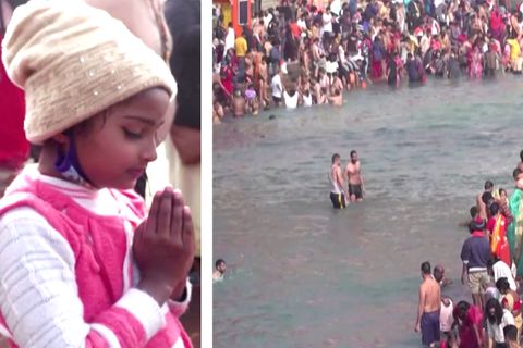 Verstörende Bilder aus Indien: Tausende Hindus pilgern zum Ganges – trotz Corona