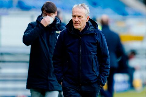 Freiburgs Trainer Christian Streich