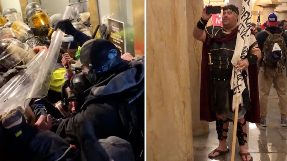 Nach Parler-Leak: Neue Videos vom Sturm auf das US-Kapitol aufgetaucht.