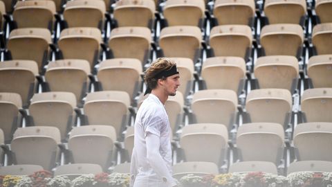Alexander Zverev bei den French Open 2020