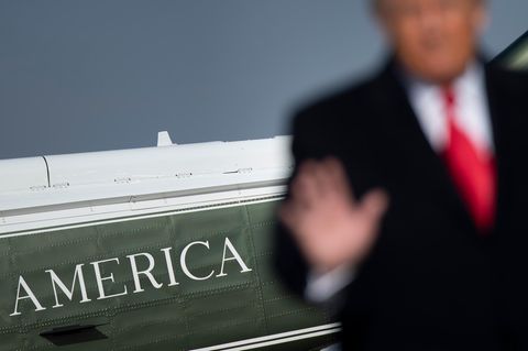 Donald Trump verabschiedet sich
