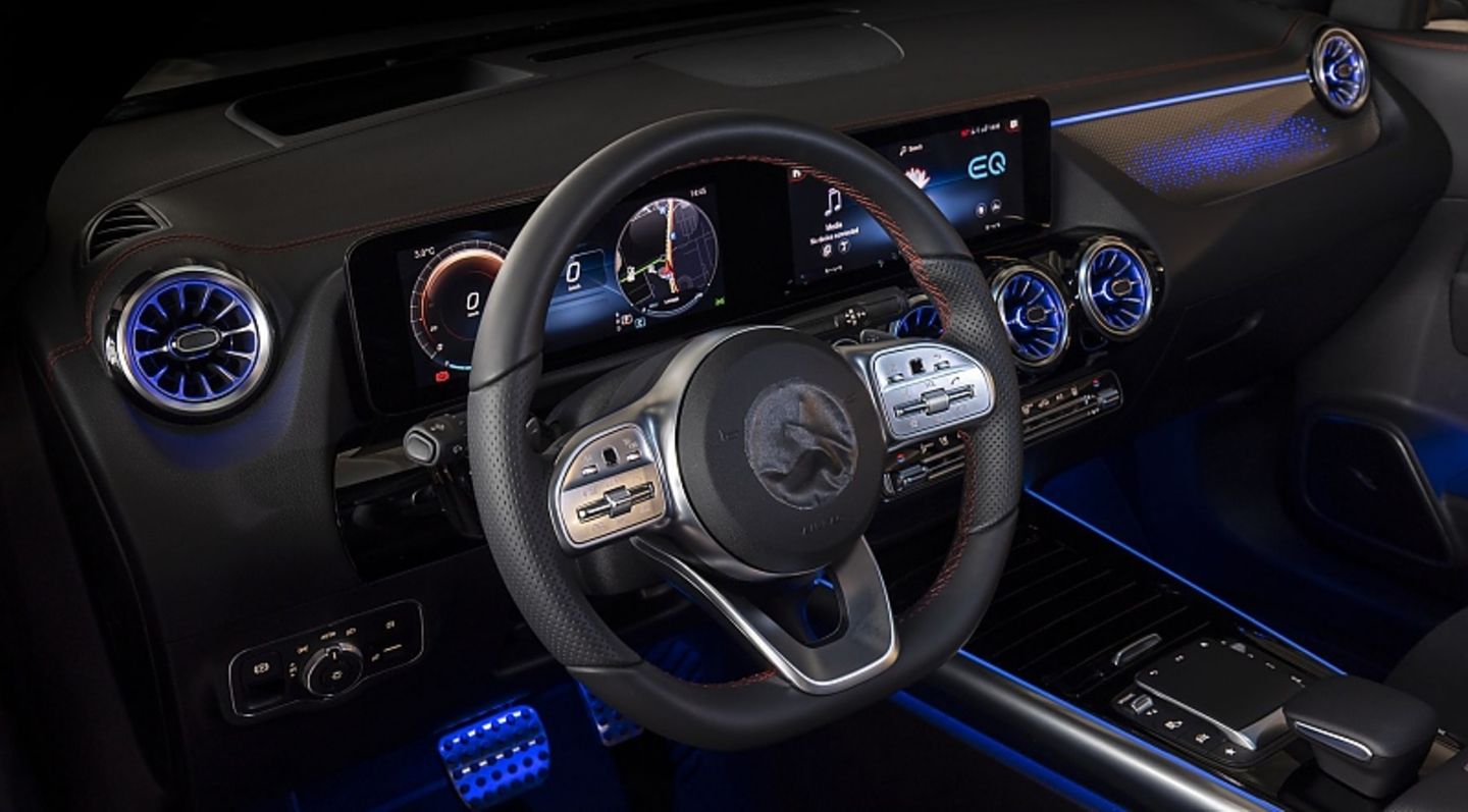 Das Interieur ist von anderen Mercedes-Modellen bekannt