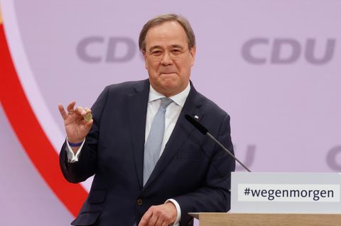 Armin Laschet während seiner Rede beim CDU-Parteitag
