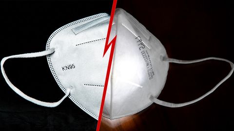 FFP2-Maske versus KN95