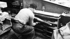 Die Kanoniere wurden nur durch 10 Millimeter starken Platten geschützt.