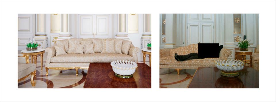 Ein Salon im Putin-Palast Ein Salon im Putin-Palast