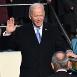 Joe Biden legt an der Seite seiner Frau Jill den Amtseid ab