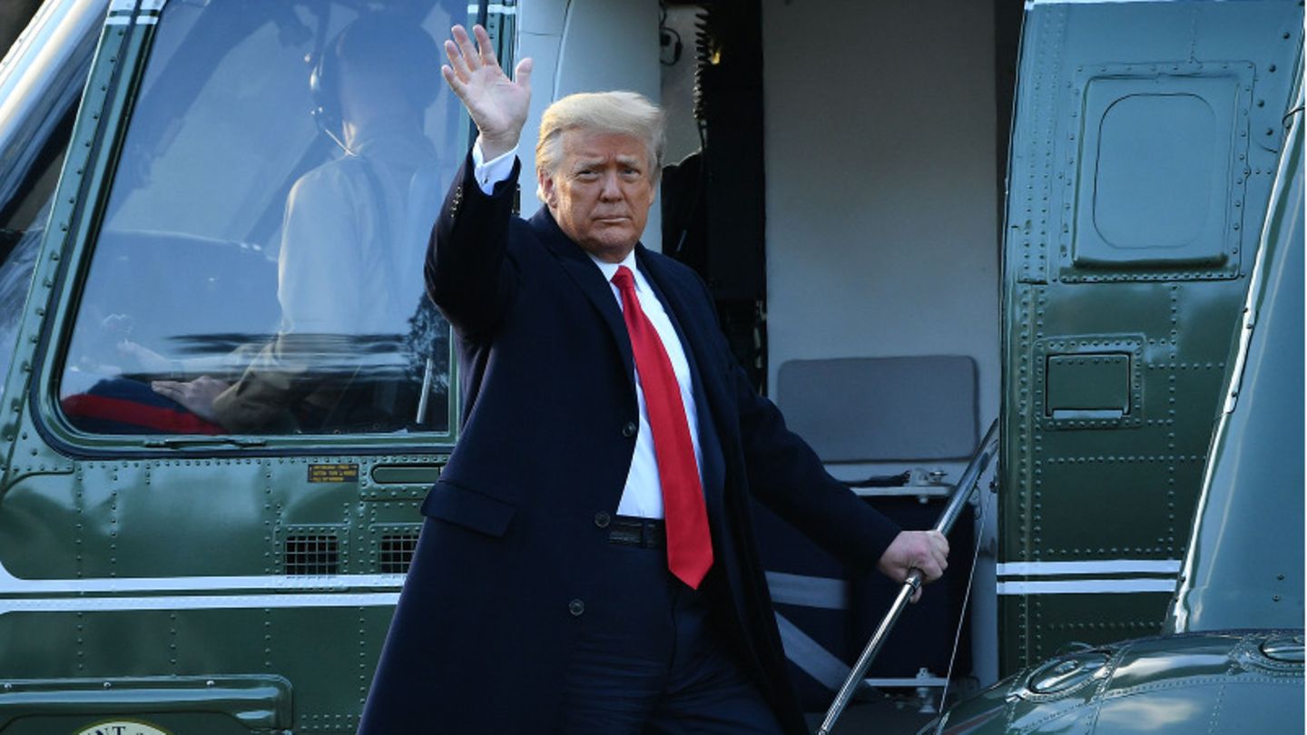 Er nimmt als erster Präsident seit 1869 nicht an der Vereidigung seines Nachfolgers teil: der scheidende Präsident Donald Trump