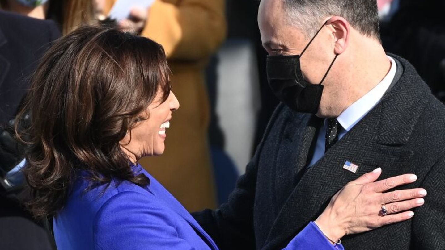 Sie werden bald in den Number One Observatory Circle in Washington, D.C. einziehen: Vizepräsidentin Kamala Harris und Second Gentleman Doug Emhoff