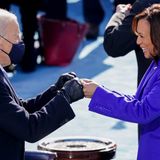 Das neue Dreamteam im Weißen Haus: Präsident Joe Biden (r.) und Vizepräsidentin Kamala Harris (l.)