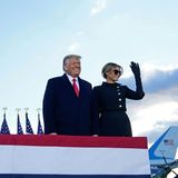 Trumps letzte Worte bei seiner Abschiedsrede als 45. US-Präsident: "Wir werden wiederkommen, in irgendeiner Form."