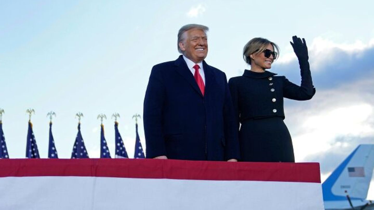 Trumps letzte Worte bei seiner Abschiedsrede als 45. US-Präsident: "Wir werden wiederkommen, in irgendeiner Form."