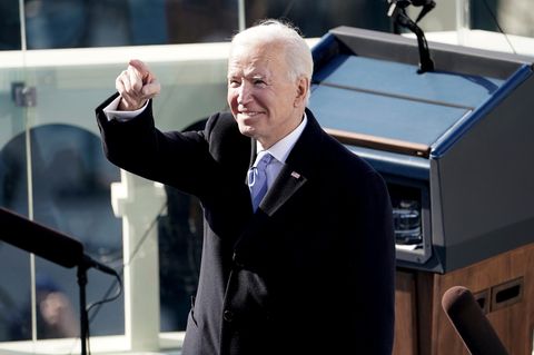 Joe Biden bei seiner Amtseinführung
