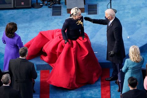 Lady Gaga bei der Amtseinführung von Joe Biden 