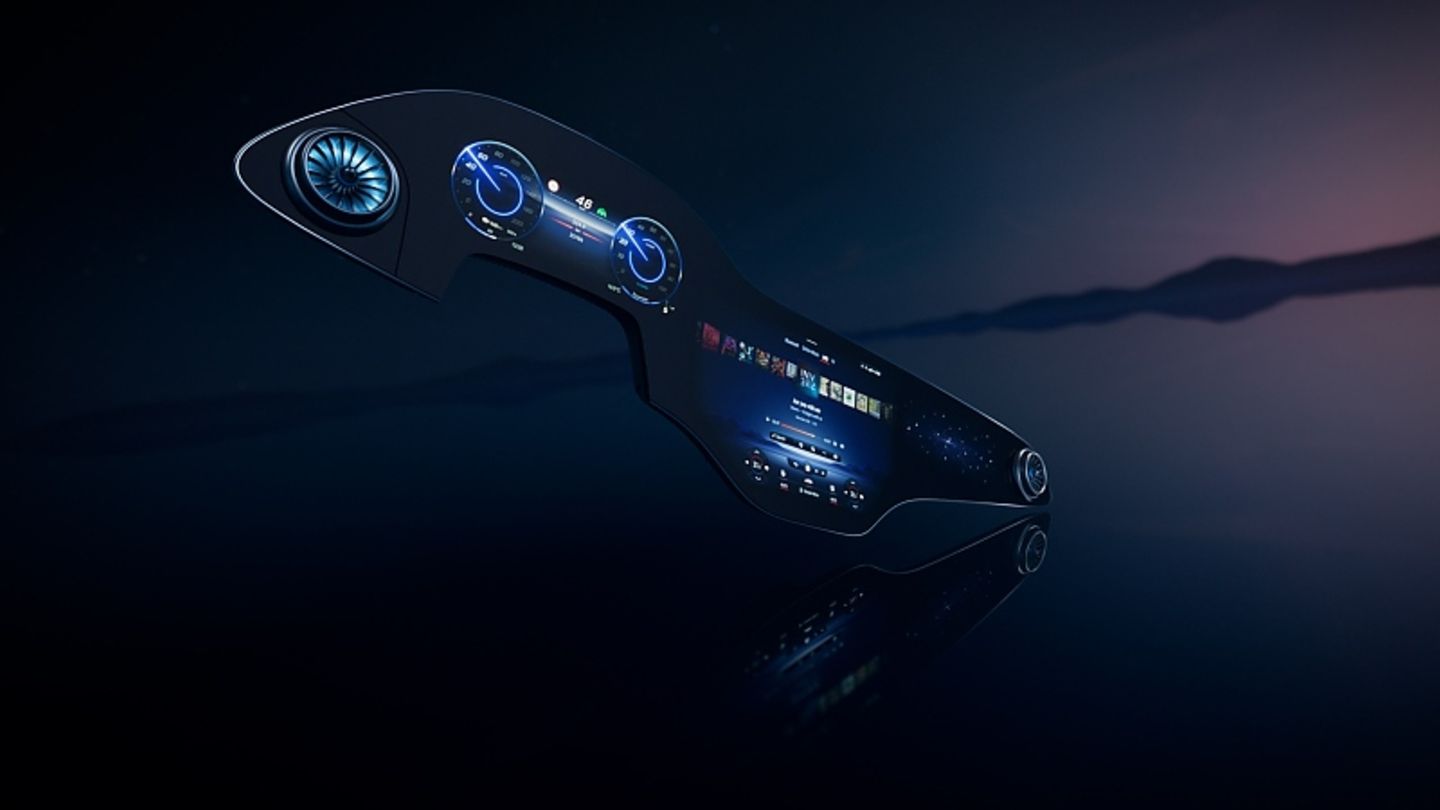 Mercedes EQS Hyperscreen