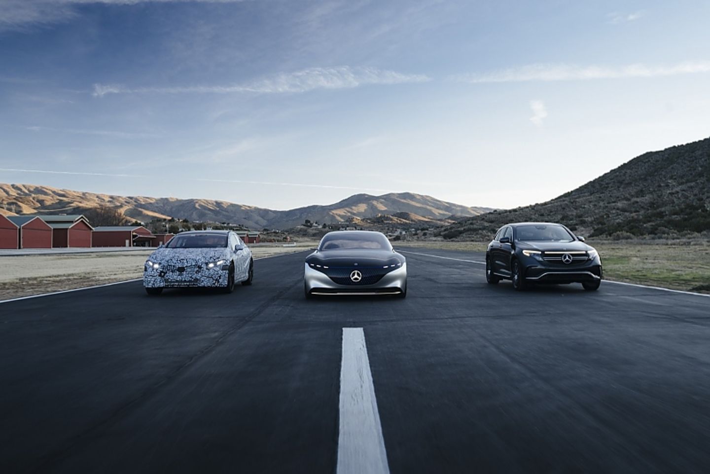Mercedes EQS, EQC, Vision EQS