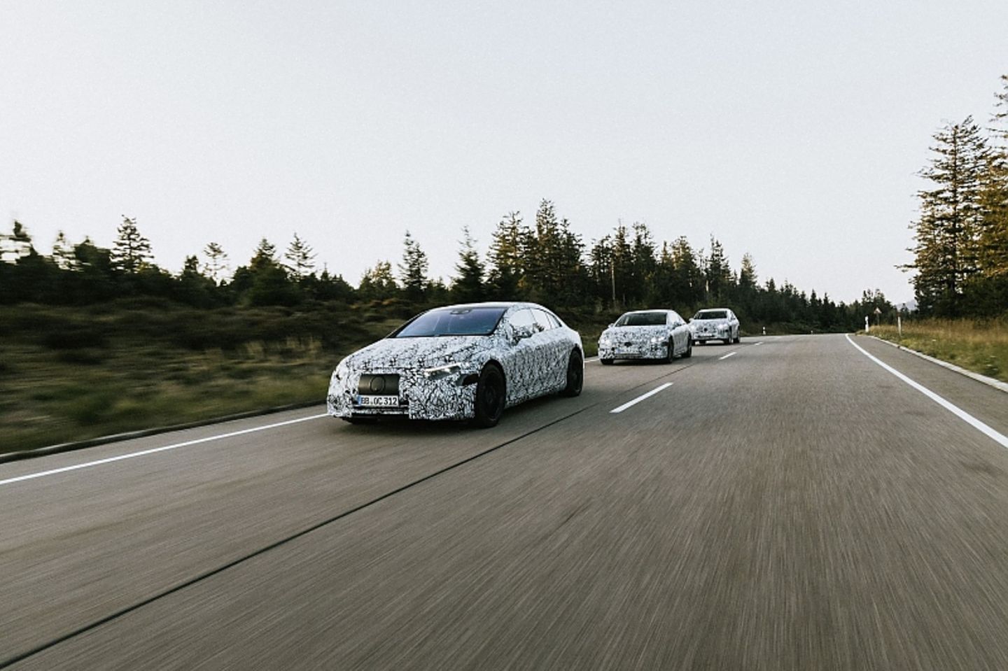 Mercedes EQS Flotte