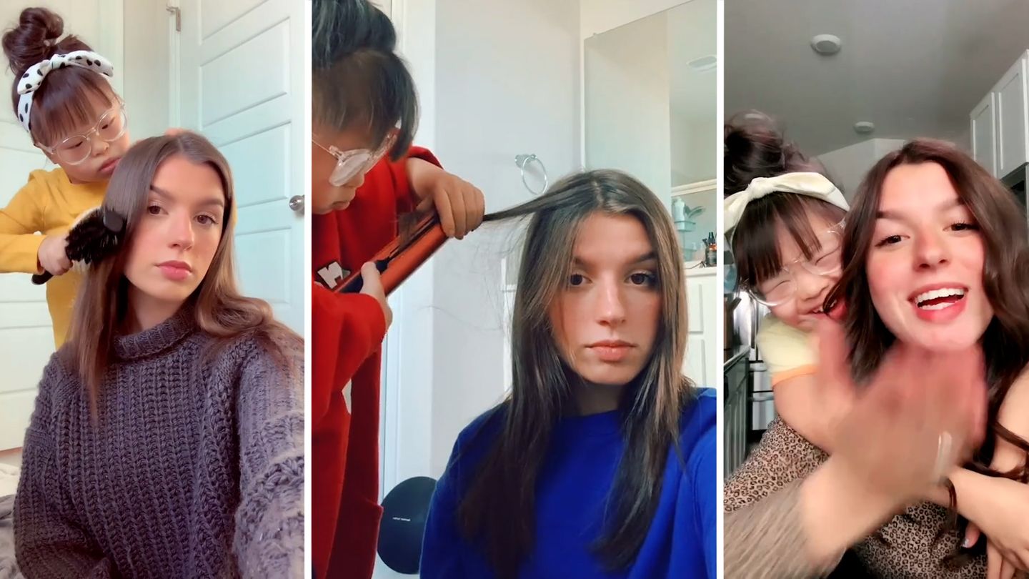 Video: Mädchen mit Down-Syndrom stylt die Haare ihrer Geschwister | STERN.de