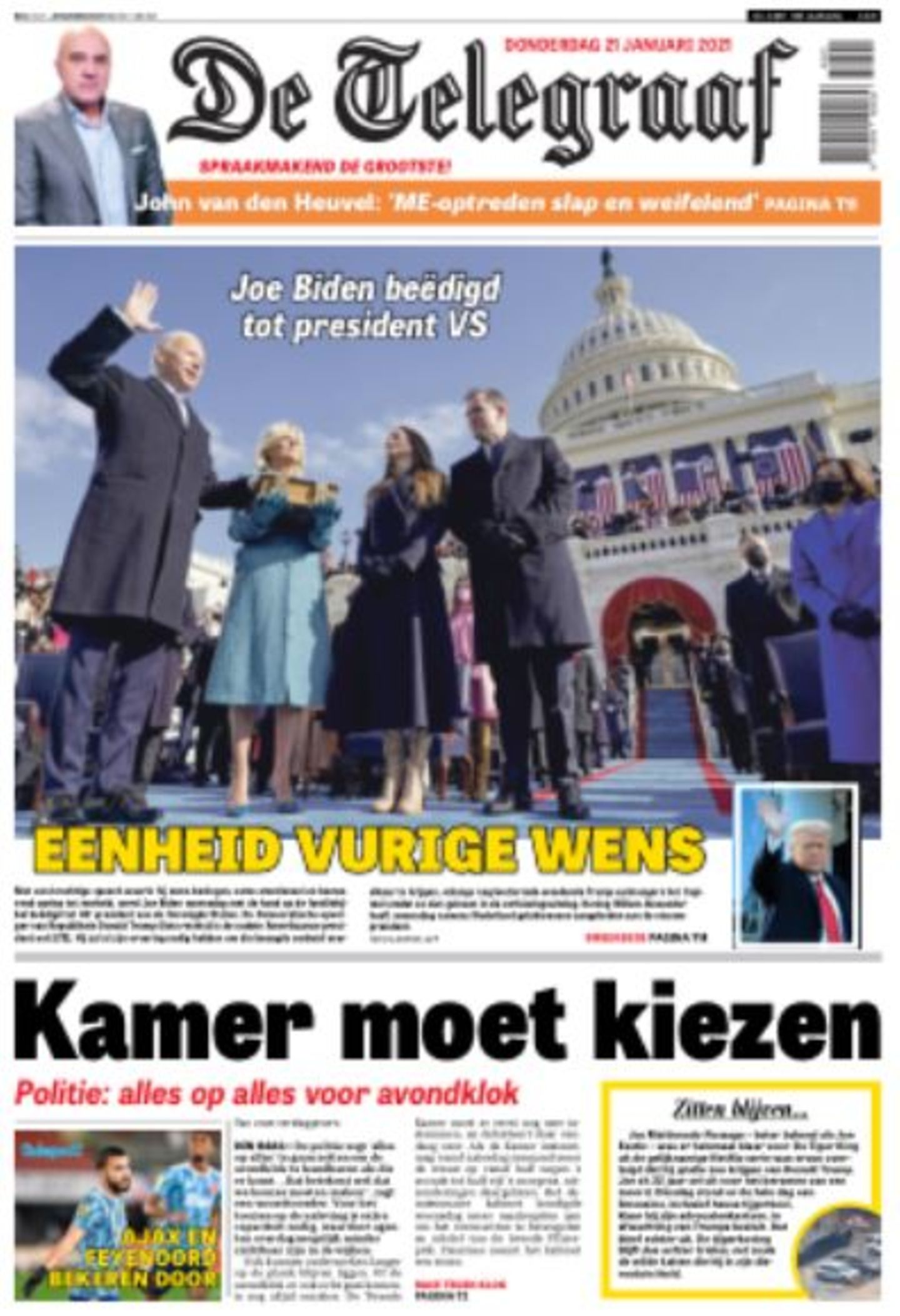 "Joe Biden zum Präsidenten der Vereinigten Staaten ernannt: Einheit als sehnsüchtiger Wunsch"