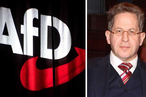 AfD-Logo; Hans-Georg Maaßen