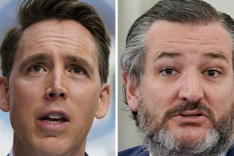 Die republikanischen Senatoren Josh Hawley und Ted Cruz
