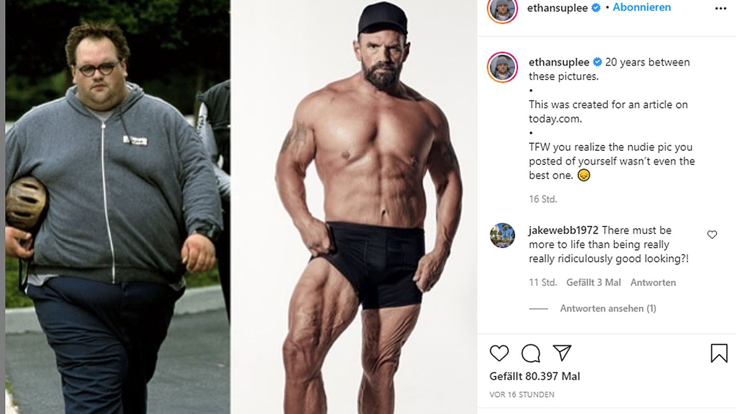 Krasse Verwandlung: Ethan Suplee vor 20 Jahren und heute