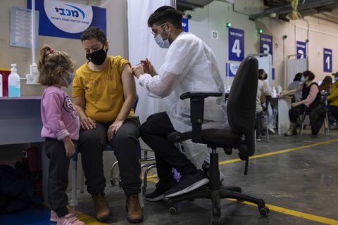 Impfzentrum in Israel