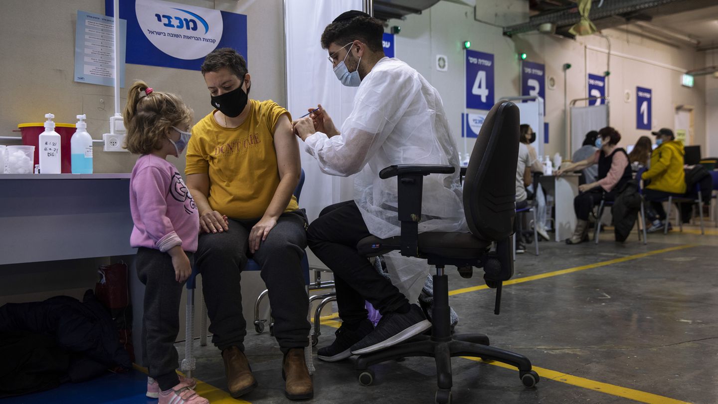 Impfzentrum in Israel