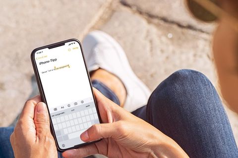 Über die Leertaste wird die Textauswahl beim iPhone einfacher