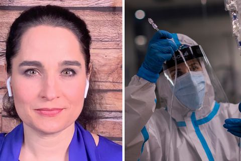 Yael Adler und Krankenhaus-Symbolbild