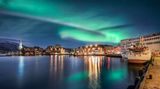 Oder hier in Tromsø, die Hafenstadt in Nordnorwegen, die bereits nördlich des Polarkreises liegt.