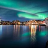 Oder hier in Tromsø, die Hafenstadt in Nordnorwegen, die bereits nördlich des Polarkreises liegt.