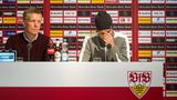 Kevin Großkreutz auf einer Pressekonferenz des VfB Stuttgart