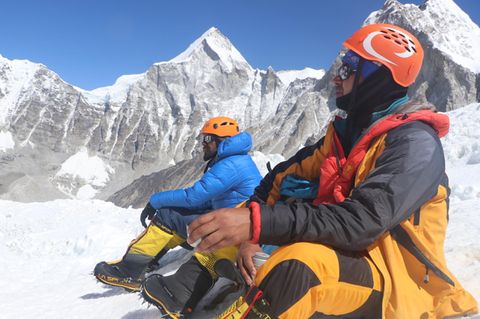 Bergsteiger am Mount Everest (Symbolbild)