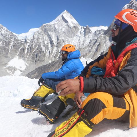 Bergsteiger am Mount Everest (Symbolbild)