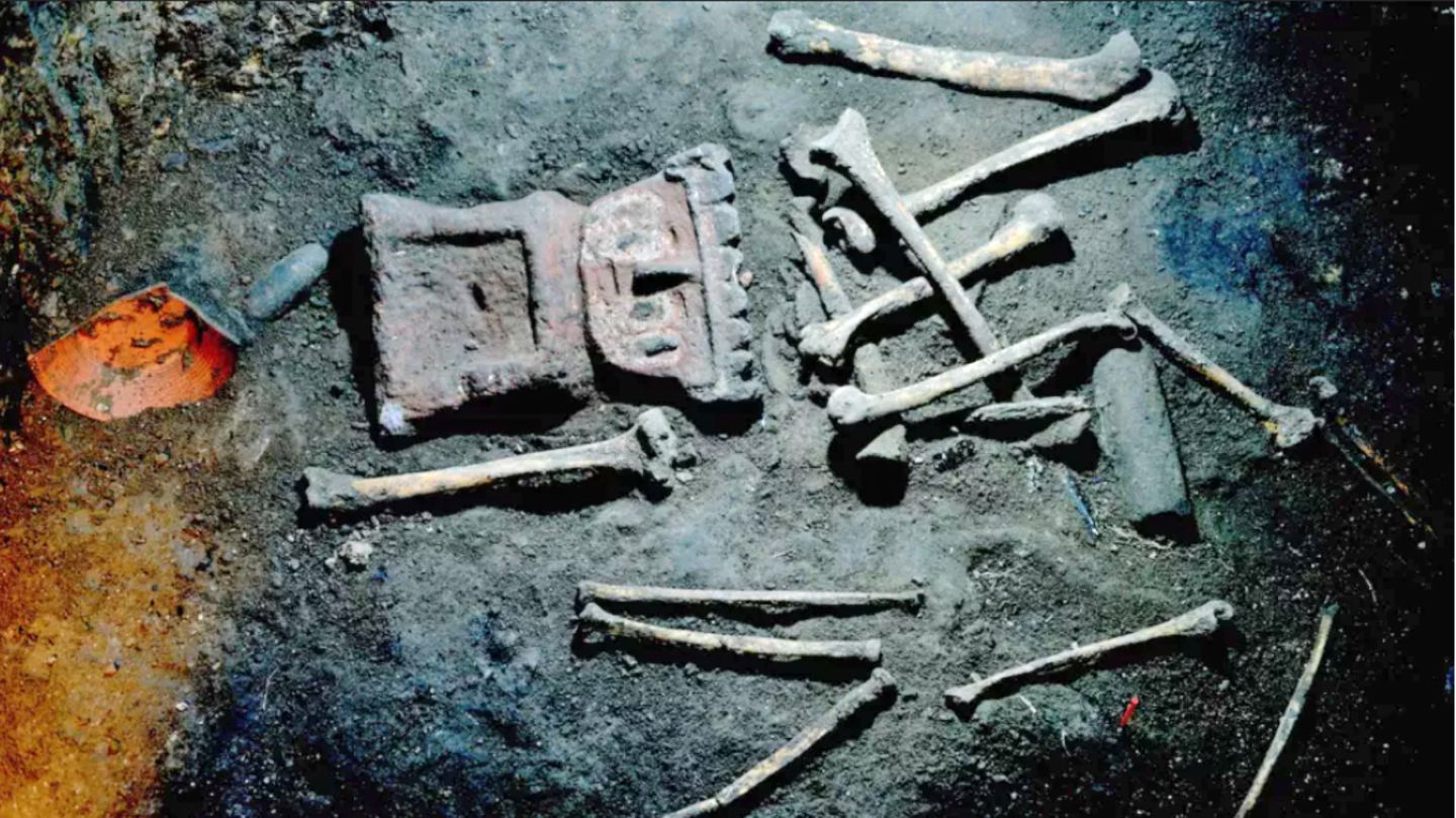 Auf dem Boden der Zisternen versteckten die Einwohner die Überreste der Spanier.