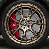 Die Carbon-Keramikbremse packt kräftig zu