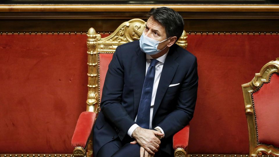 Giuseppe Conte, der zurückgetretene Ministerpräsident von Italien
