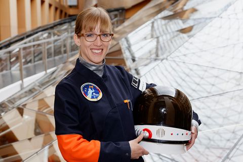 Insa Thiele-Eich in Montur