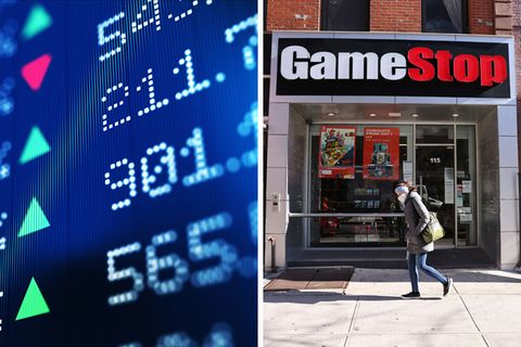 Eine Filiale des Computerspielhändlers Gamestop