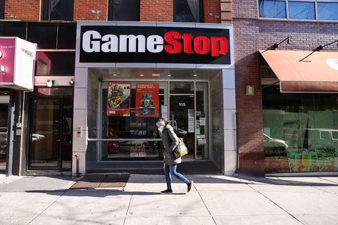 Gamestop-Shop im New Yorker Stadtteil Brooklyn