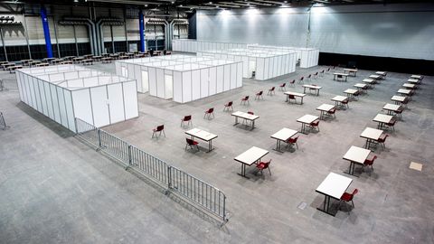 Coronavirus-Impfzentrum in Oldenburg