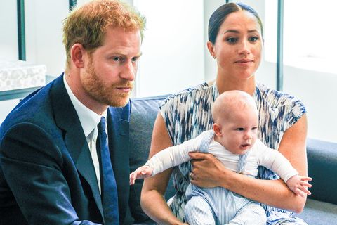 Prinz Harry und seine Frau Meghan mit dem gemeinsam Sohn Archie im September 2019
