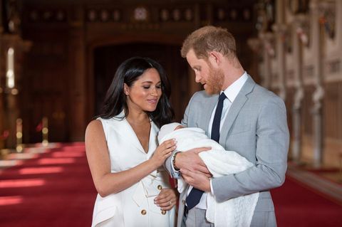 Herzogin Meghan und Prinz Harry mit ihrem Sohn Archie