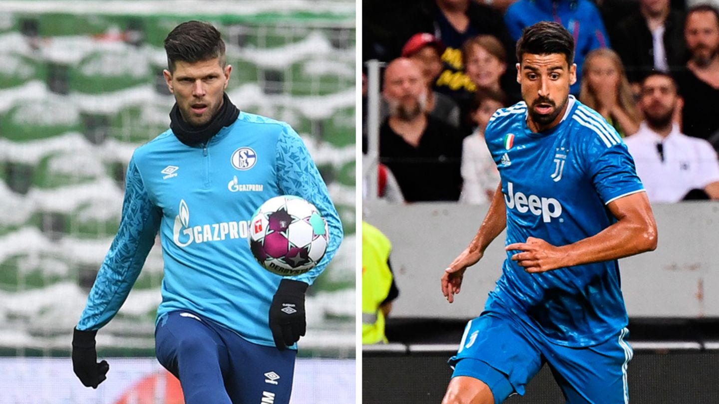 Klaas-Jan Huntelaar (l.) und Sami Khedira
