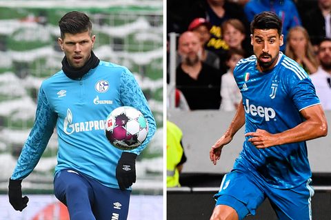 Klaas-Jan Huntelaar (l.) und Sami Khedira