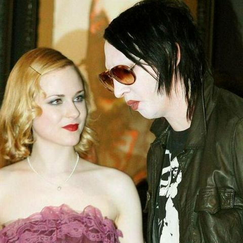 Schauspielerin Evan Rachel Wood mit Marilyn Manson