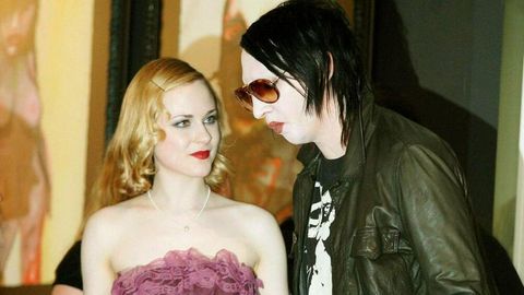 Schauspielerin Evan Rachel Wood mit Marilyn Manson